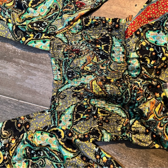 Anthropologie Me 2 Magic Multicolor Boho Patterned Fabric - Picture 5 of 11